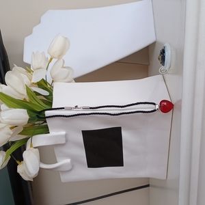 David Sigal Heart Pendant + Hand made Italian Glass Pendant